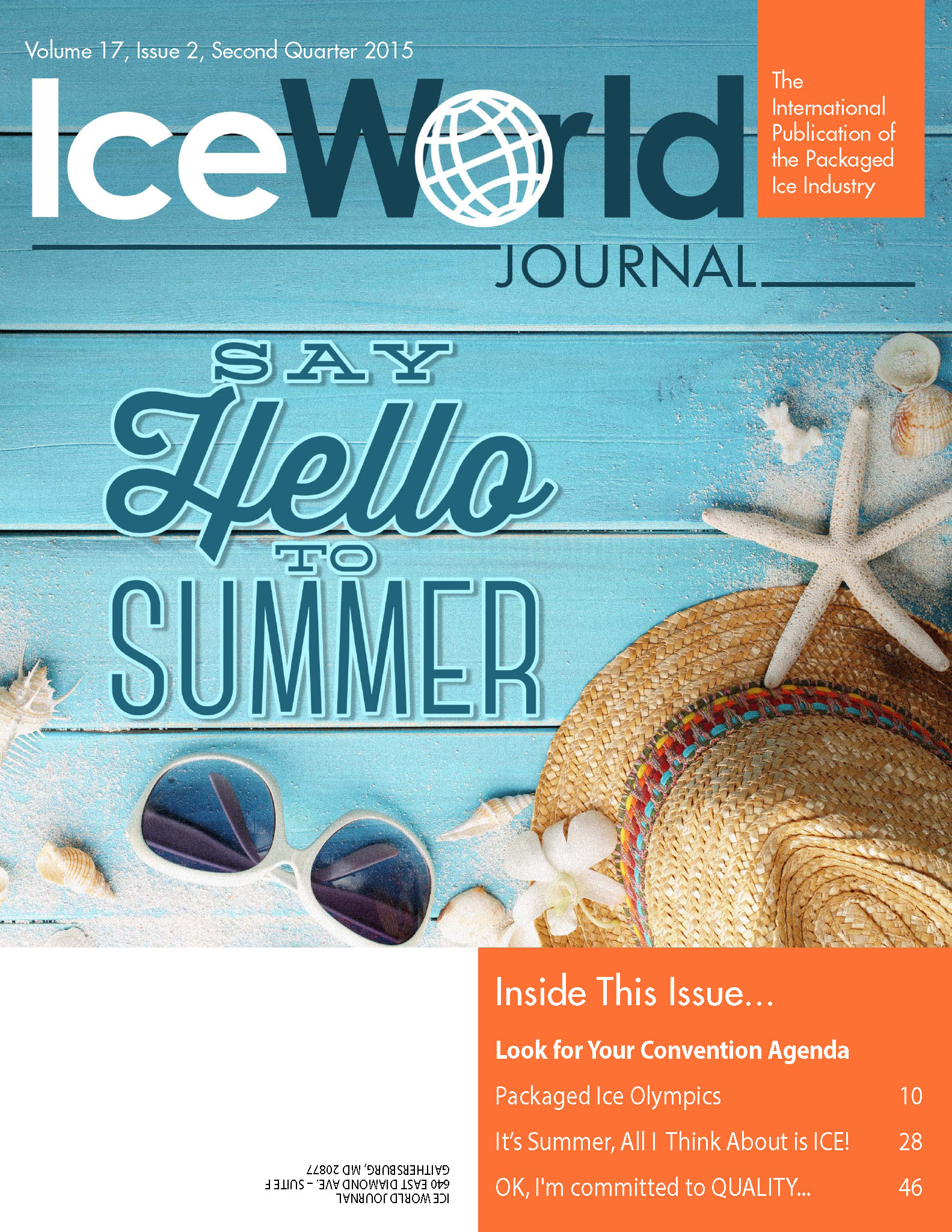 Ice World Journal The International Publication of the Packaged Ice Industry